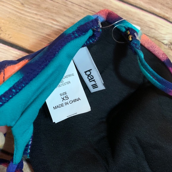 Bar III Halter Bikini 2 piece set Size XS - Picture 5 of 8